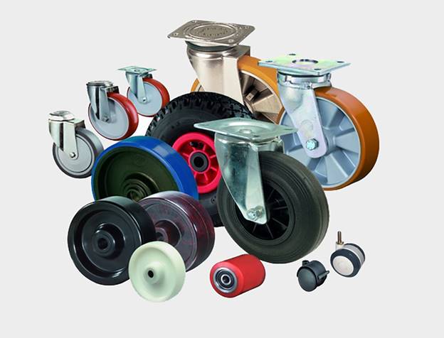 Пневматические и цельнолитые колеса для складской техники